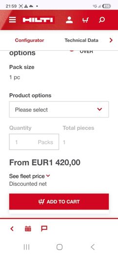 Hilti Te55 Sds Max Drill/breaker