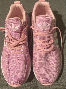 Pink Adidas runners size 6