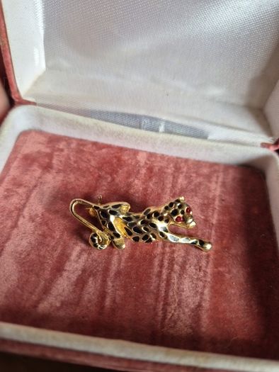 Vintage Leopard Brooch