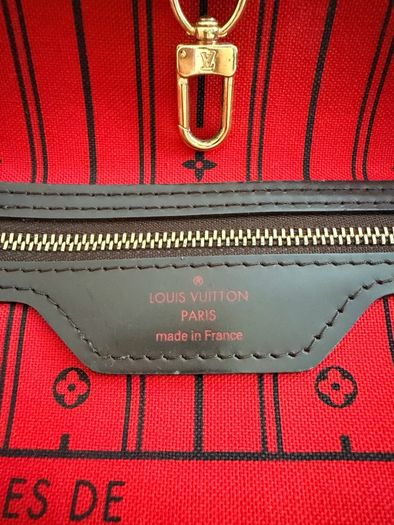 Louis Vuitton Neverfull MM Ebene Cerise Authentic