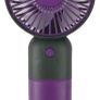 Portable usb rechargeable fan purple 2 for 20 Image 5