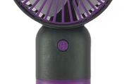 Usb rechargeable fan black purple 2 for 20