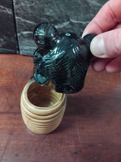 ceramic Bear double jar