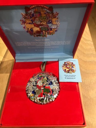 Newbridge silver annual decorations