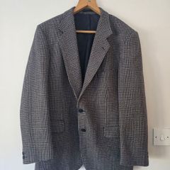 Magee Men's Wool Plaid Blazer Size 44 XL