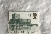 British stamp - Carrickfergus Castle