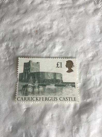 British stamp - Carrickfergus Castle