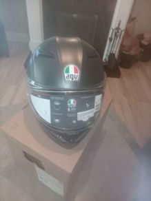AVG k3 mat black helmet XL