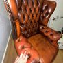 Genuine Chesterfield Suite Sofa & 2x Armchairs Image 5
