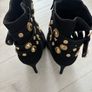 Brand New Black Suede Ankle Boots Size 6 Image 3