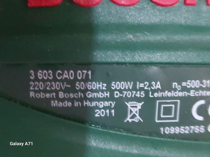 BOSCHE PST 700E 500W  Jigsaw in a case, works perfect, excellent condition