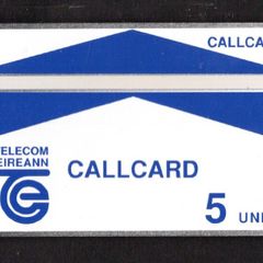 1989 Ireland 5 unit Galway Trial (Landis & Gyr) Call card. I understand card is mint