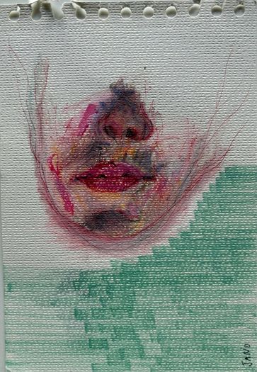 Original Art Original Drawing 'Transitioning' Irish Art abstract painting