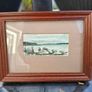 Nice pair of Vintage (1984) framed Minature Watercolour Paintings signed be the Artist Image 3