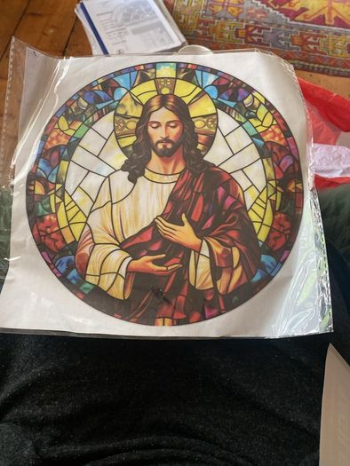 Jesus shower curtain & decal