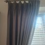 Pair of Custom made franch pleat curtains curtains Image 2