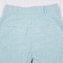 Zara Turquoise Blue White Gingham Check High Waisted Flared Trousers Size S Image 8