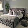 King size Wing Back Bed Image 2