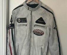 Genuine Lamb Leather Motorcycle Jacket