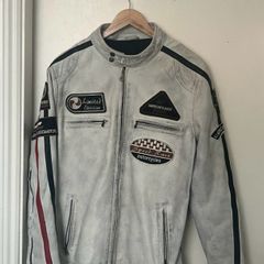 Genuine Lamb Leather Motorcycle Jacket