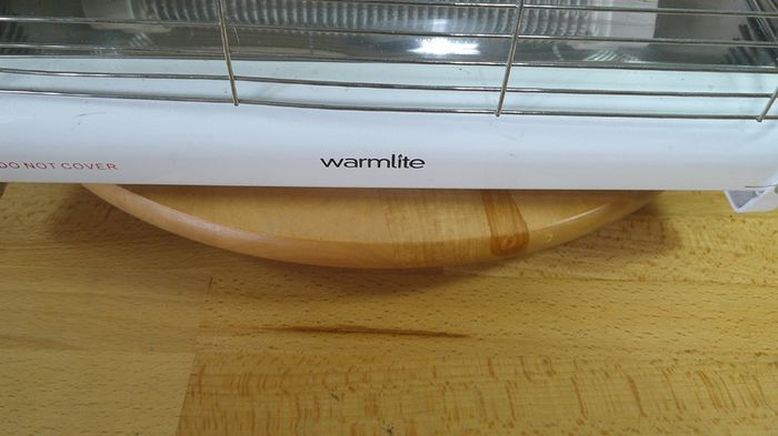 Brand New Warmlite WL42008N Radiant 2 Bar Electric Heater (1200W) - Unused Boxed