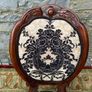 Antique Victorian Walnut bedroom Chair. Image 5