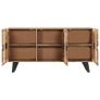 Sideboard 150x40x79 cm Solid Acacia Wood Image 5