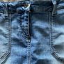 Women's denim knee length skirt Image 5