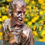 Two Gilded footballers Image 8