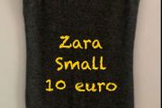 Zara black dress T-shirt dress with sparkles small