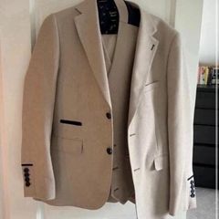 Cream Suit - Worn once