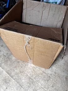 Two Cardboard storage moving boxes