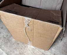 Two Cardboard storage moving boxes