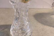Tyrone Crystal Hourglass Vase