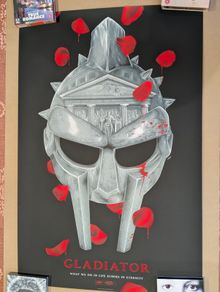 Gladiator Screen Print Movie Poster MONDO by Doaly + Plus Free Mystery Print