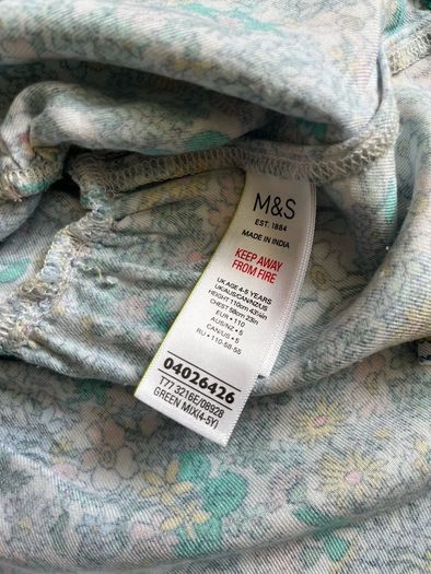 M&S viscose  dress 4/5y