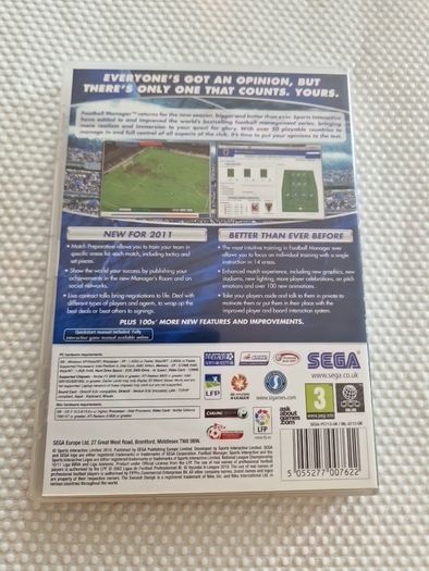 Football Manager 2011 Pc Dvd Rom Mac Games Original