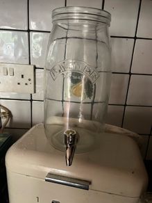 kilner drink dispenser, no lid though