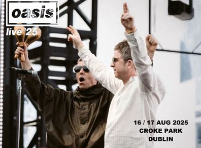 Oasis Croke Park Dublin 2025  Classic Semi-Glossy Paper Poster