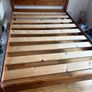 Very Solid 4Ft 6 Double Wooden Bed Frame - Can Deliver Image 3
