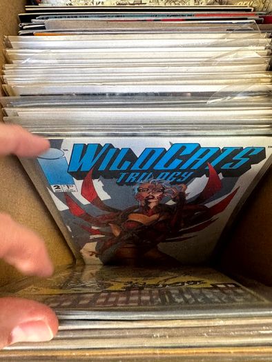 Image & Top Cow Long Comic Box w 320 comics for Sale