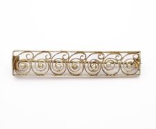830 Antique Sterling Silver Brooch