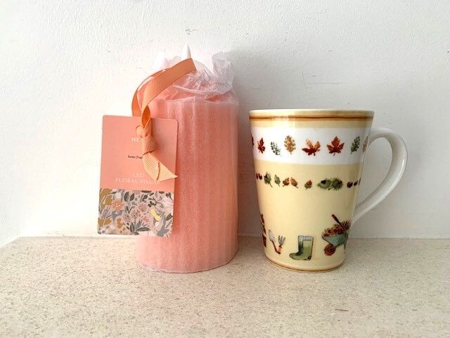 Pink LED Pillar Candle
