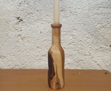 Wine Bottle Candle Holder
