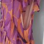 MINT VELVET Mauve and Salmon Floral Ruffle Midi Sz 10 UK - Rrp 220 (New) Image 3