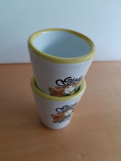 Limoncello ceramic cups