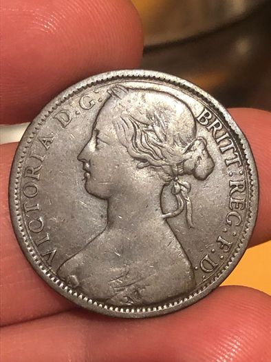 1863 One Penny Victoria