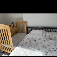 baby cot with matters