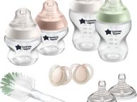 main image for ad Closer to Nature Newborn Baby Bottle Starter Kit, Breast-Like Teats with Anti-Colic Valve, Mixed Sizes and Colours
