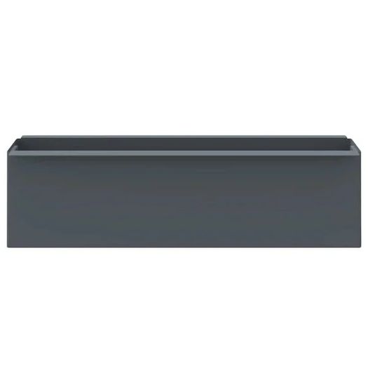 Flower Boxes for Euro Pallets 12 pcs Grey 36x13.5x9.5 cm PP
